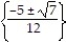 Solve the equation by completing the square. -6x<sup>2</sup> + 10x + 3 = 0 A)    B)    C)    D)   