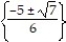 Solve the equation by completing the square. -6x<sup>2</sup> + 10x + 3 = 0 A)    B)    C)    D)   