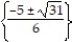 Solve the equation by completing the square. -6x<sup>2</sup> + 10x = - 1 A)    B)    C)    D)   