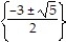 Use the quadratic formula to solve the equation. Simplify any radicals. -2m<sup>2</sup> + 6m + 2 = 0 A)    B)    C)    D)   