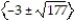 Use the quadratic formula to solve the equation. Simplify any radicals. -(x + 5) (x - 8)  = 2 A)    B)    C)    D)   