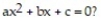 Answer the question. -If the trinomial ax<sup>2</sup> + bx + c is a perfect square, what can we conclude about the solutions of the equation   A)  The equation has two different rational solutions. B)  The equation has no real number solutions. C)  The equation has exactly one irrational solution. D)  The equation has exactly one rational solution.