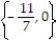 Solve by the quadratic formula. -7m<sup>2</sup> + 11m = 0 A)    B)    C)    D)   