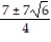 Solve by the method of your choice. -  = 294 A)    B)    C)    D)   