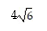 Simplify the expression. -  A)    B)    C)    D)  12