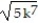 Simplify the radical. Assume that all variables represent nonnegative real numbers. -  A)  10q<sup>4</sup><sup> </sup>   B)  10k<sup>3</sup>q<sup>4</sup><sup> </sup>   C)  10k<sup>7</sup>q<sup>8</sup><sup> </sup>   D)  10k<sup>3</sup>q<sup>4</sup><sup> </sup>  
