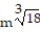 Simplify the radical. -  A)    B)      C)    D)   