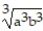 Simplify the radical. -  A)  2   B)  -2b     C)  2ab   D)  2ab  