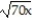 Perform the indicated operations. Assume that all variables represent nonnegative real numbers. -  + 6   + 7   A)  32   B)  13   C)  14   D)  33  