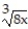 Perform the indicated operations. Assume that all variables represent nonnegative real numbers. -3   + 3   A)  3   B)  18x C)  6   D)  18  