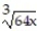 Perform the indicated operations. Assume that all variables represent nonnegative real numbers. -3   + 3   A)  3   B)  18x C)  6   D)  18  