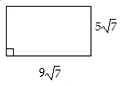 Find the perimeter of the figure. -  A)  14   B)  14   C)  28   D)  28  