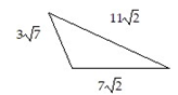 Find the perimeter of the figure. -  A)  18+ 3     B)  14   C)  18   D)  14  