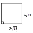 Find the perimeter of the figure. -  A)  6   B)  6   C)  12   D)  12  