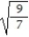 Rationalize the denominator and simplify. -  A)    B)    C)  3   D)  52