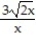 Rationalize the denominator. Assume that all variables represent positive real numbers. -  A)  3   B)    C)    D)  3  