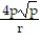 Rationalize the denominator. Assume that all variables represent positive real numbers. -  A)    B)    C)  4     D)   