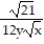 Rationalize the denominator. Assume that all variables represent positive real numbers. -  A)    B)    C)    D)   