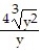 Rationalize the denominator. -  _ A)  4y B)  4   C)    D)   