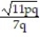 Rationalize the denominator. -  A)    B)    C)    D)   