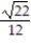 Solve the problem. -In a manufacturing process, three quantities p, r, and s are related by the equation   Find p when   and s = 288. Give your answer as a simplified radical. A)    B)    C)    D)   