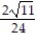 Solve the problem. -In a manufacturing process, three quantities p, r, and s are related by the equation   Find p when   and s = 288. Give your answer as a simplified radical. A)    B)    C)    D)   