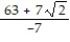 Rationalize the denominator. Write the quotient in lowest terms. -  A)    -   B)    C)    D)   