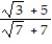 Rationalize the denominator. Write the quotient in lowest terms. -  A)    B)    C)    D)   