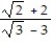 Rationalize the denominator. Write the quotient in lowest terms. -  A)    B)    C)    D)   