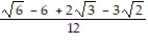 Rationalize the denominator. Write the quotient in lowest terms. -  A)    B)    C)    D)   
