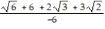 Rationalize the denominator. Write the quotient in lowest terms. -  A)    B)    C)    D)   
