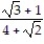 Rationalize the denominator. Write the quotient in lowest terms. -  A)    B)    C)    D)   