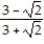 Rationalize the denominator. Write the quotient in lowest terms. -  A)  1 B)    C)    D)   