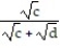 Rationalize the denominator. Write the quotient in lowest terms. -  A)    B)    C)    D)   