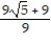 Write the quotient in lowest terms. -  A)  2 B)  9   + 1 C)    - 1 D)    + 1
