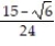 Write the quotient in lowest terms. -  A)    B)    C)    D)   