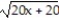 Choose the one alternative that best completes the statement or answers the question.    Solve the equation. -  = x + 6 A)  { 4, 5} B)  { 4} C)  { -4} D)  { 4, -4}