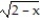 Choose the one alternative that best completes the statement or answers the question.    Solve the equation. -  +   = 4 A)  {0} B)  {   , -2} C)  {2, -2} D)  {-2}