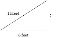 Solve the problem. -Find the measure of the unknown leg of this right triangle. Give its length in simplified radical form, and give a decimal approximation to the nearest thousandth.   A)  2   ; 18.868 B)  4   ; 12.649 C)  2   ; 15.232 D)  2   ; 20.688
