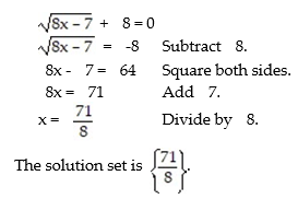 Write the word or phrase that best completes each statement or answers the question.    Provide an appropriate response -Consider the following  solution.  WHAT WENT WRONG? Give the correct solution set. ‪  