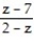 Find all values that make the expression undefined. -  A)  -2 B)  2 C)  Never undefined D)  2, 7