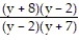 Write the rational expression in lowest terms. -  A)    B)    C)    D)   