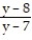 Write the rational expression in lowest terms. -  A)    B)    C)    D)   
