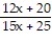 Write the rational expression in lowest terms. -  A)    B)    C)  1 D)  4