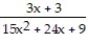 Write the rational expression in lowest terms. -  A)    B)    C)    D)   