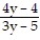Write the rational expression in lowest terms. -  A)    B)    C)  -   D)   