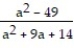 Write the rational expression in lowest terms. -  A)    B)    C)    D)   