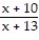 Find the expression that is equivalent to the given rational expression. --   A)  -   B)    C)  -   D)  -  