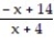 Find the expression that is equivalent to the given rational expression. --   A)  -   B)  -   C)    D)  -  