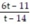 Find the expression that is equivalent to the given rational expression. --   A)    B)    C)    D)   